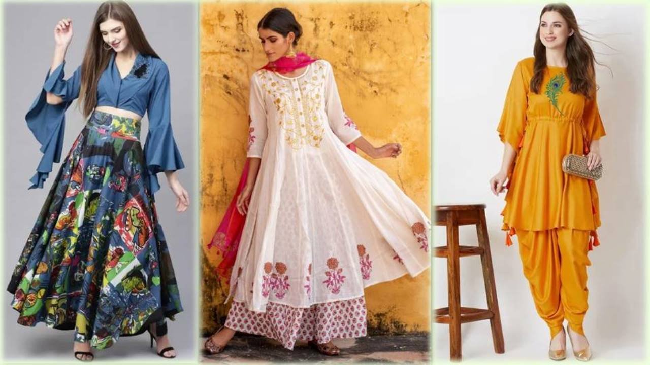 Styles Dress Collection : स्टाइलिश और क्लासी लुक पाने के लिए ट्राई करें ये इंडो-वेस्टर्न ड्रेस