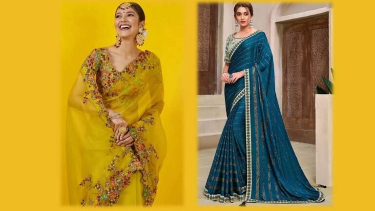 Saree Collection : किसी भी खास मौके पर पहनने के लिए बेस्ट है ये डिज़ाइनर साड़ियां, देखें कलेक्शन