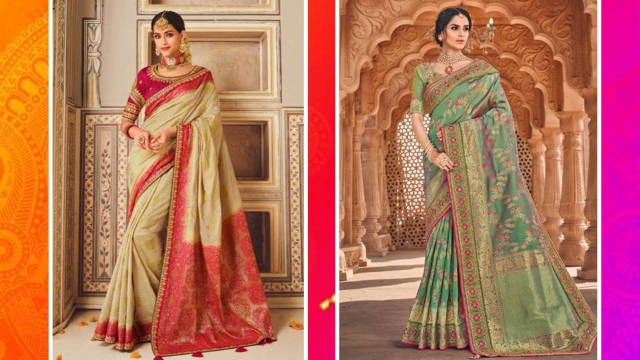 Saree Collection : 50 की उम्र में भी नजर आयेंगी 30 की जब पहनेंगी ये खूबसूरत और आकर्षक साड़ी, देखें डिजाइन