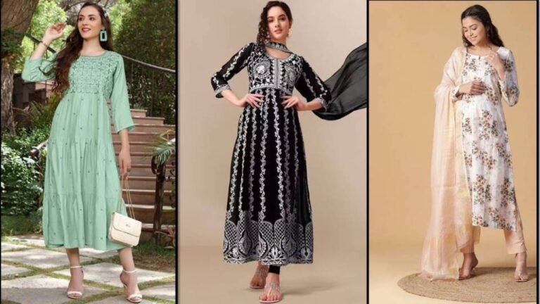 Designer Kurti Collection : इस दिवाली एलिगेंट और क्लासी लुक पाने के लिए ट्राई करें ये डिजाइनर लॉन्ग कुर्तियां, देखें कलेक्शन