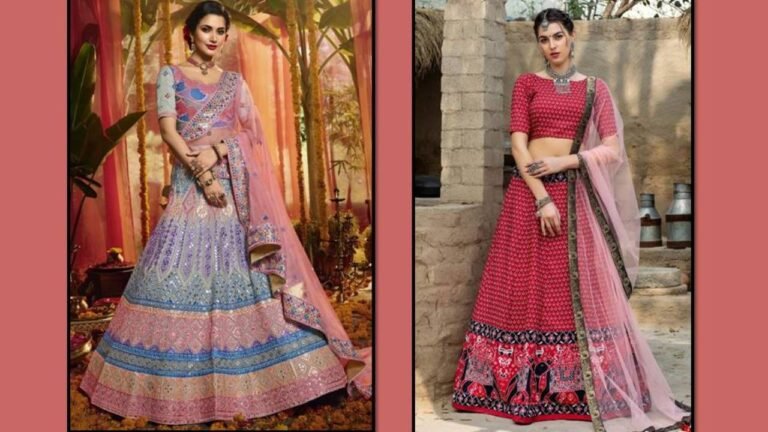 Lehenga Choli Collection : गरवा नाईट के लिए बेस्ट है ये डिज़ाइनर लहंगा-चोली, देखें डिजाइन