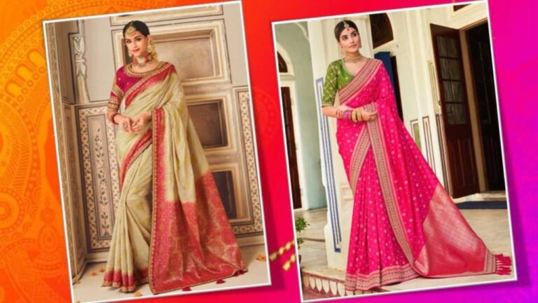 Silk Saree Collection : नवरात्रि की शाम को खूबसूरत बनाने के लिए ट्राई करें ये खूबसूरत सिल्क साड़ियां, देखें डिजाइन