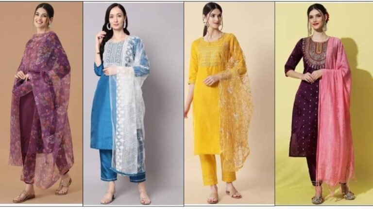 Kurta with Trousers & With Dupatta : ये आकर्षक डिजाइन वाले कुर्ती और ट्राउजर सेट देंगे आपको खुबसूरत लुक, देखें डिजाइन