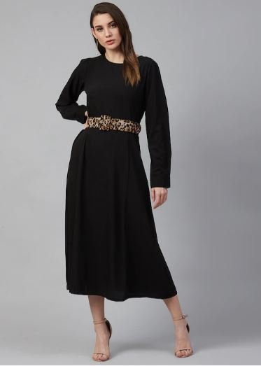 Black Midi Dress : स्टाइलिश और मॉडर्न लुक पाने के लिए ट्राई करें ये ब्लैक मिडी ड्रेस