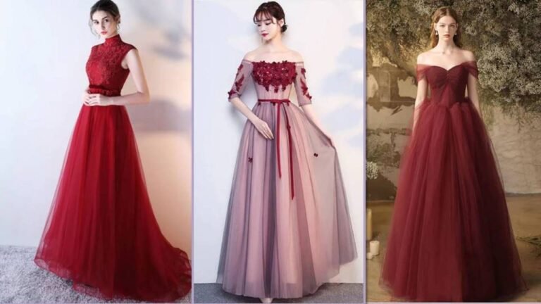 Burgundy Long Prom Dress : दिखना है सबसे खूबसूरत और यूनिक, तो जरुर ट्राई करें ये आकर्षक लॉन्ग ड्रेस