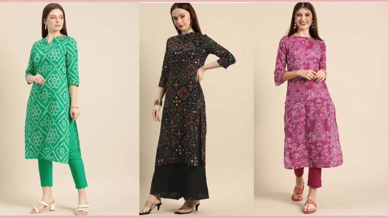 Women Kurta Sets : फैशन और कंफर्ट के लिए पहनें ये खूबसूरत कुर्तियां, देखें डिजाइन