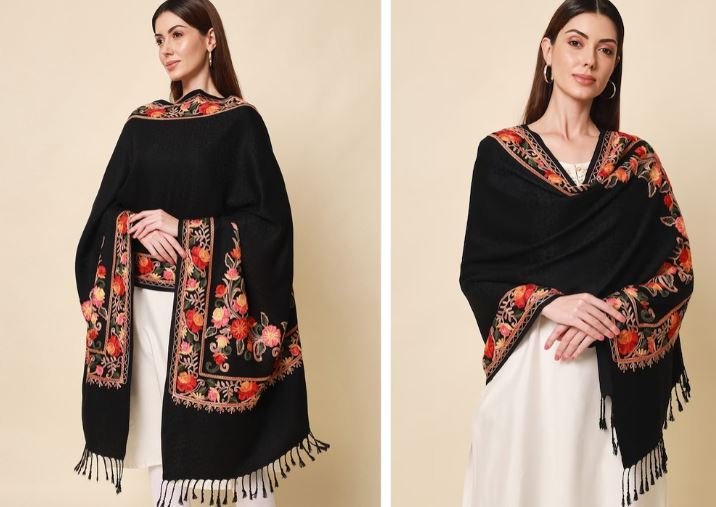 Women Embroidered Shawl : सॉफ्ट और स्टनिंग लुक के लिए, ट्राई करें ये खूबसूरत एम्ब्रायडरी शॉल
