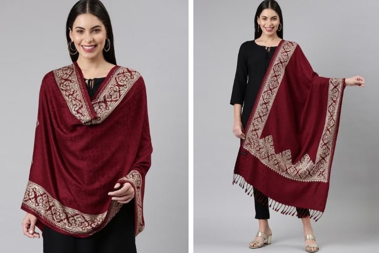 Women Embroidered Shawl : सॉफ्ट और स्टनिंग लुक के लिए, ट्राई करें ये खूबसूरत एम्ब्रायडरी शॉल