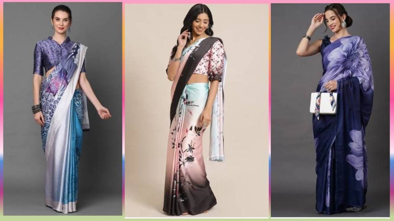 Floral Printed Saree : एलिगेंट और आकर्षक लुक पाने के लिए ट्राई करें ये खूबसूरत फ्लोरल प्रिंटेड साड़ी