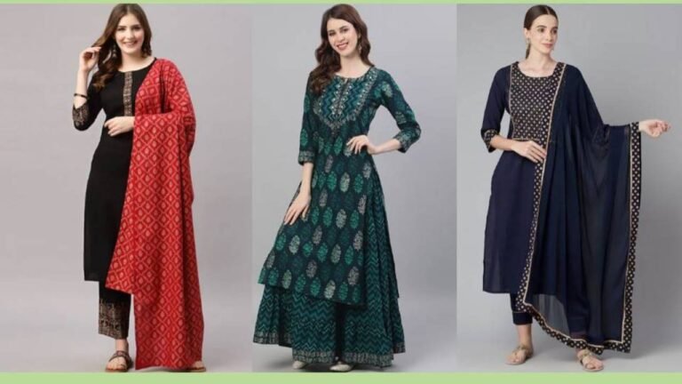 Women Kurta Sets : देखें आकर्षक डिजाइन वाली कुर्तियों के ये शानदार कलेक्शन