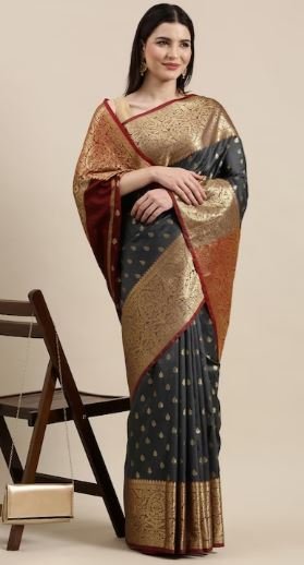 Designer Saree Collection : ट्रेडिशनल और रॉयल लुक पाने के लिए पहनें ये खूबसूरत बनारसी साड़ियां