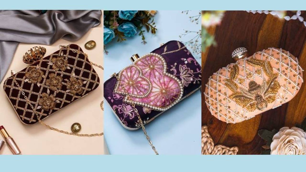 Embroidered Box Clutch : शादी या पार्टी में ले जाएं ऐसे ट्रेंडी बैग, देखें डिजाइन