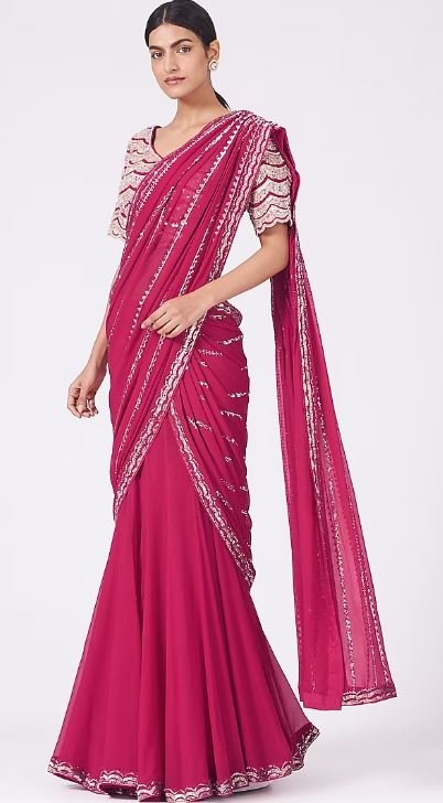 Embroidered Saree Design : सबसे अनोखा लुक पाने के लिए पहनें ये खूबसूरत और फैंसी साड़ियां