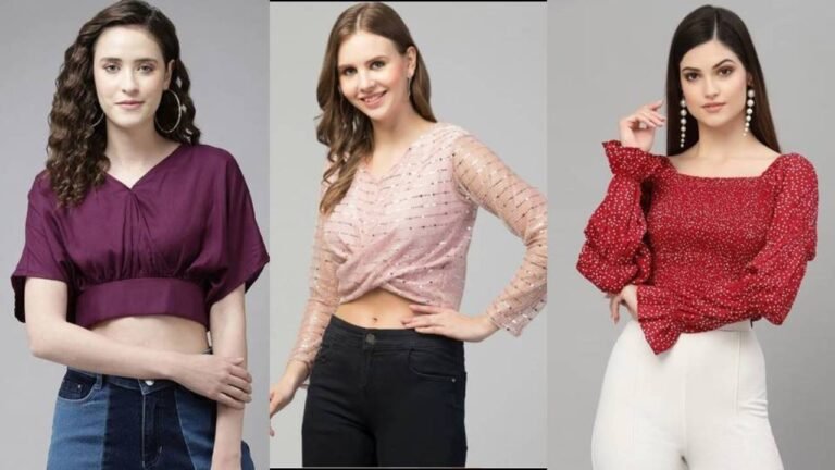 Women Crop Top Design : मॉडर्न और स्टाइलिश लुक पाने के लिए पहनें ये क्रॉप टॉप