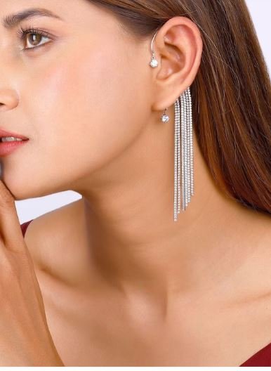 Ear Cuff Earrings Design : पाना है स्टनिंग लुक तो ट्राई करें ये स्टाइलिश इयर कफ इयररिंग्स