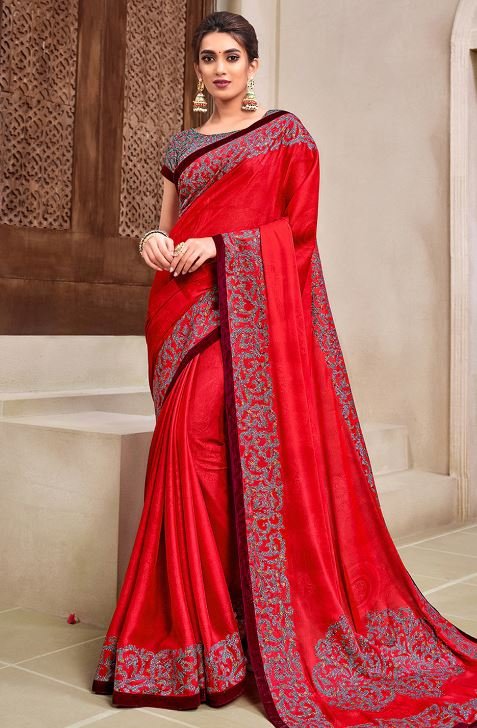 Red Silk Saree Design : नई दुल्हनों के लिए बेस्ट हैं ये लाल रंग की सिल्क साड़ियां, देखें डिजाइन