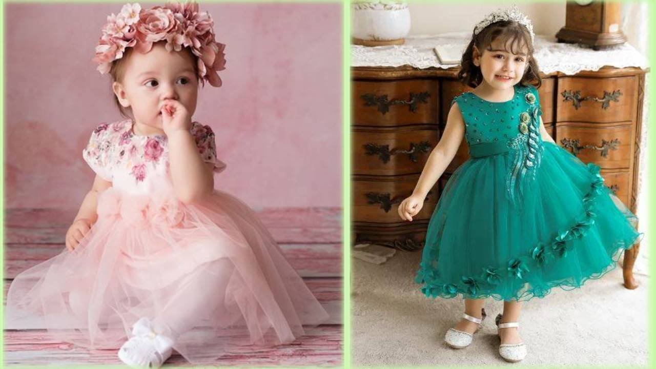 Cute Dress For Baby Girl : प्यारी सी बेबी गर्ल के लिए खरीदें प्यारी और खूबसूरत ड्रेस, देखें डिजाइन