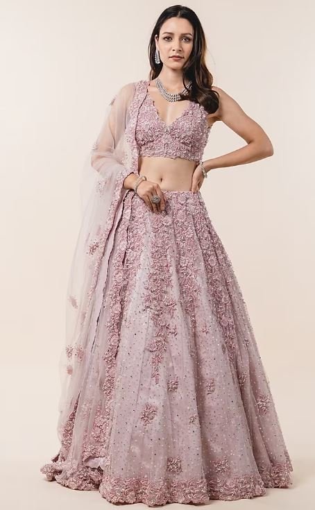 Pink Embroidered Lehenga Design : अपनी बेस्टी की शादी में पहनें इतना खूबसूरत लहंगा चोली, हर कोई करेगा तारीफ