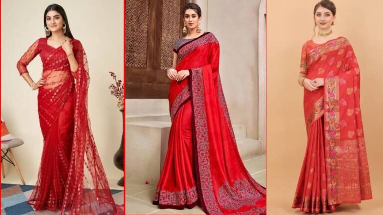 Red Silk Saree Design : नई दुल्हनों के लिए बेस्ट हैं ये लाल रंग की सिल्क साड़ियां, देखें डिजाइन