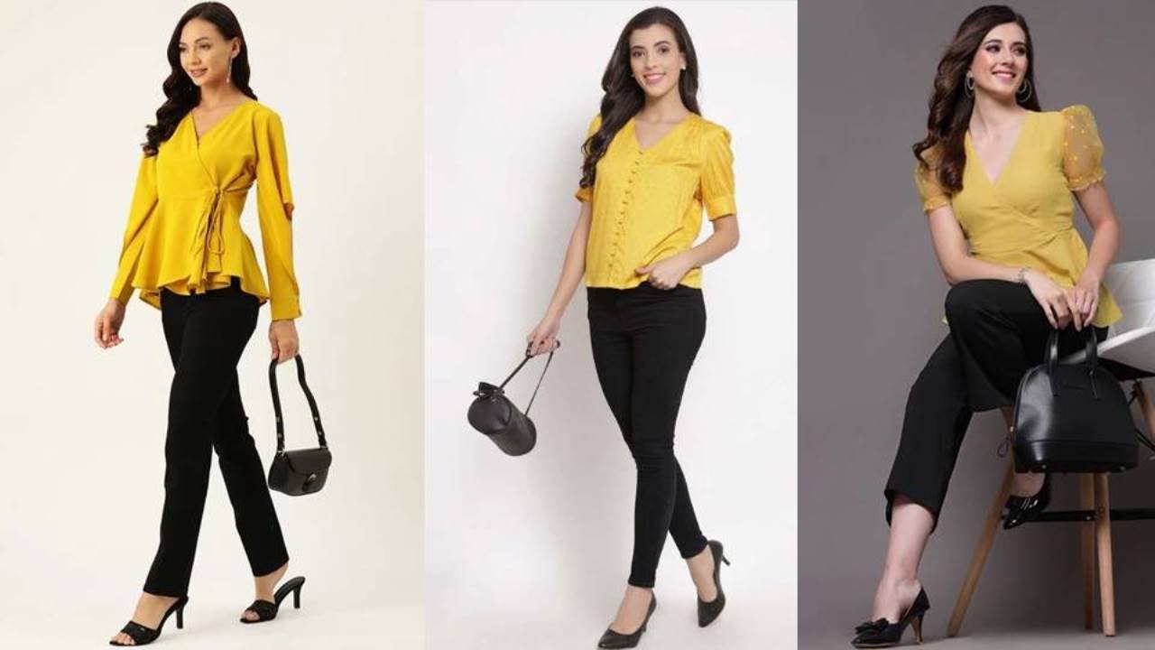 Women Top Design : पीले रंग का डिजाइनर टॉप आपको देगा आकर्षक लुक, देखें डिजाइन